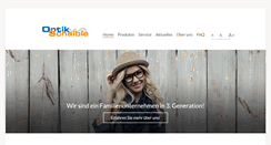 Desktop Screenshot of optikschaible.de